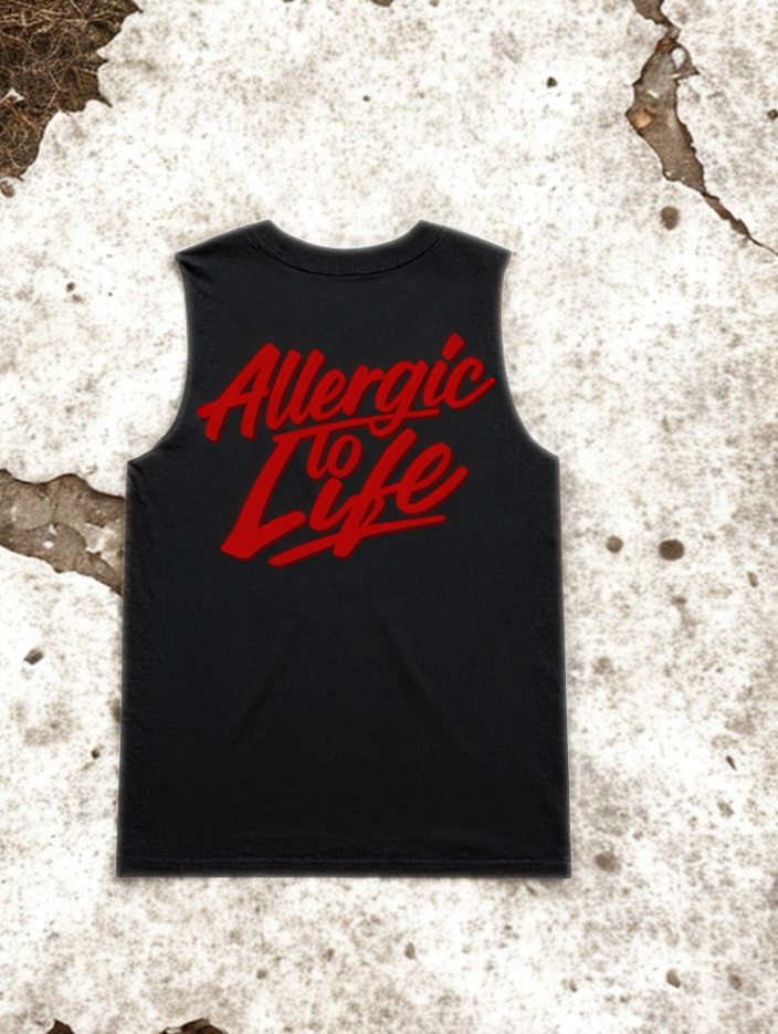 Heavy Faded Women’s Tank – Signal Red - Image 2
