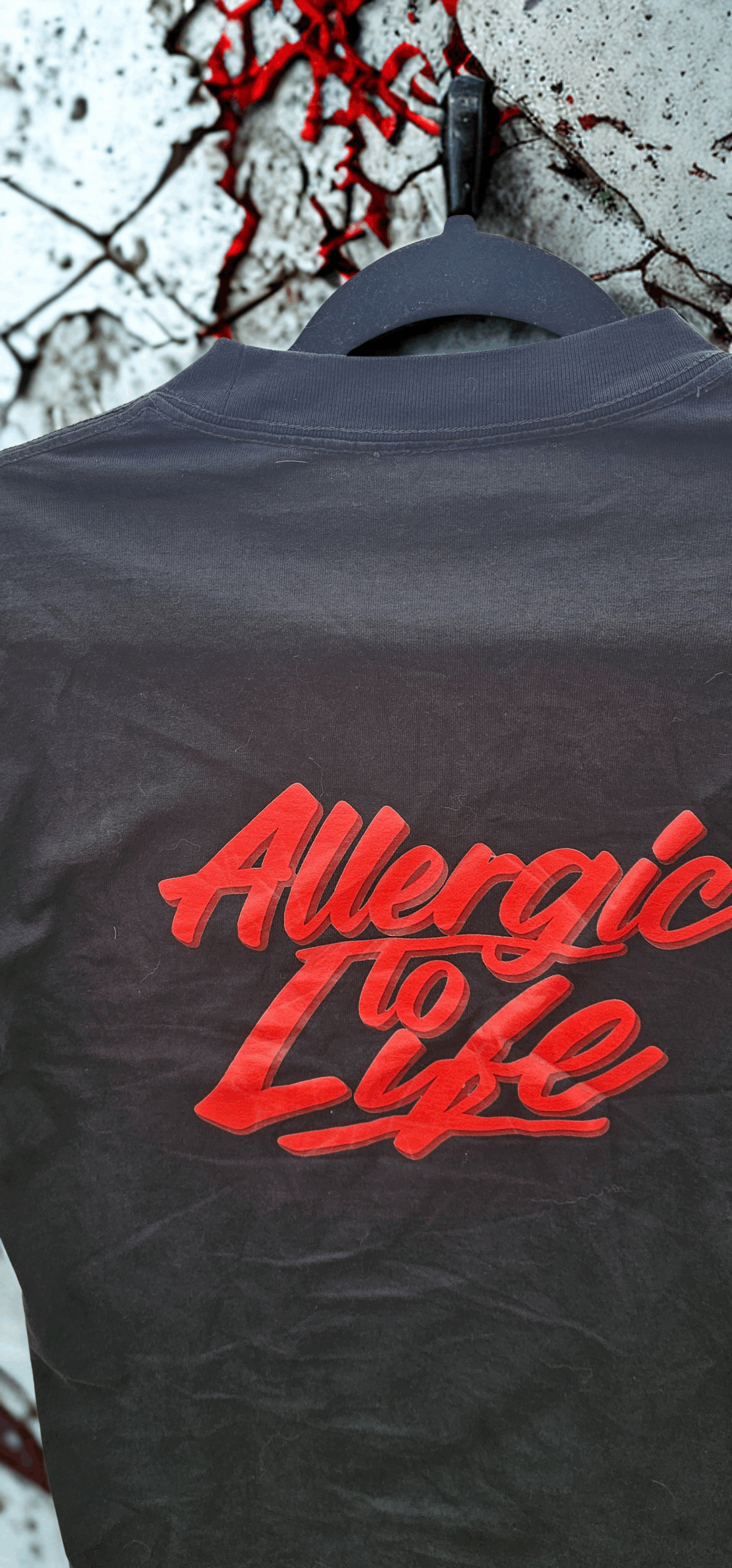 Heavy Faded Tee – Signal Red - Image 4