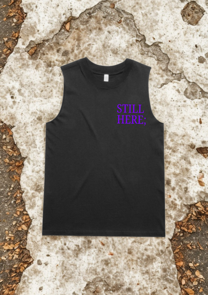 Heavy Faded Women’s Tank – Electric Purple