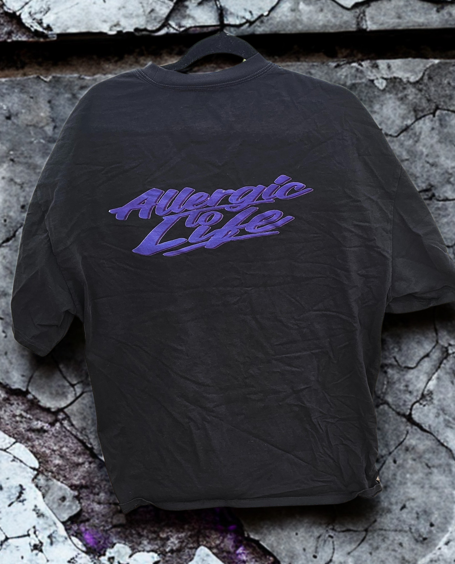 Heavy Faded Tee – Electric Purple - Image 5